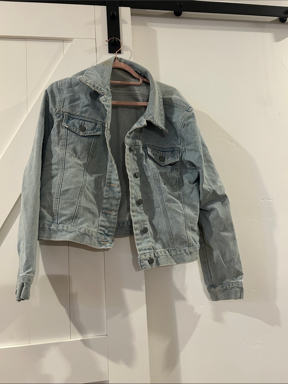 New York & Company Light Wash Denim Jacket